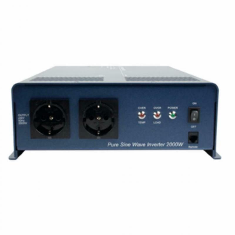 Zuivere sinus omvormer 12 - 230 V 2000 W, hq-pure2kw-12