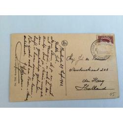F. Oostende, postkaart, auto's einde race