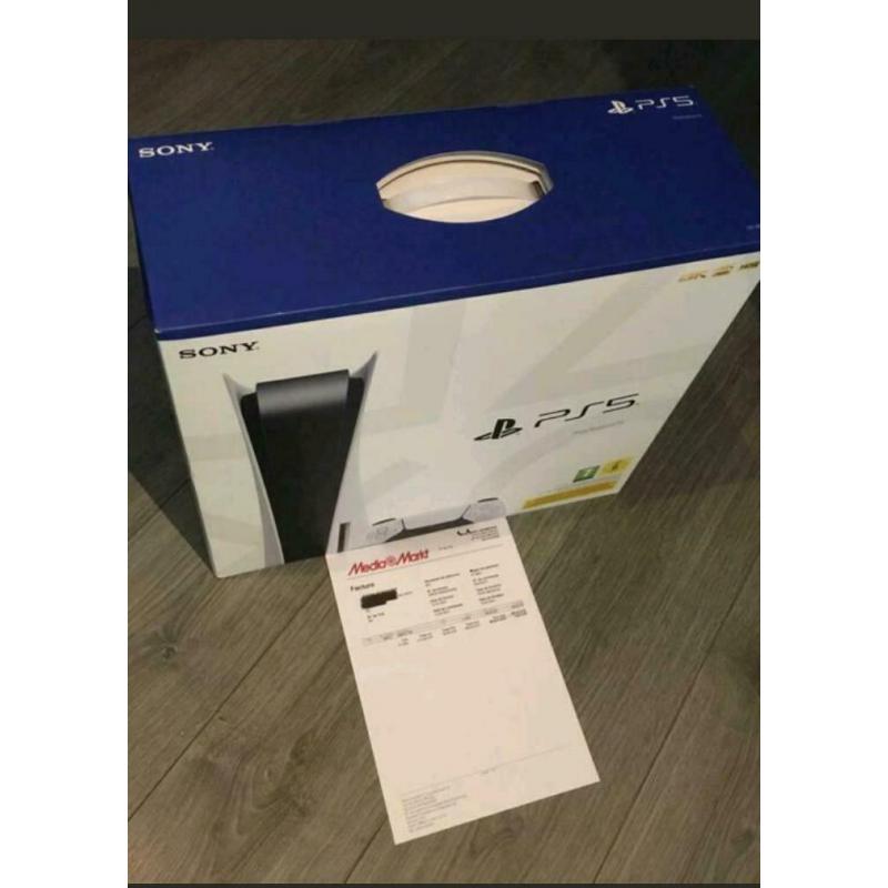 PS5 DISC BLUE RAY... acheté hier, dans sa boîte, avec factur