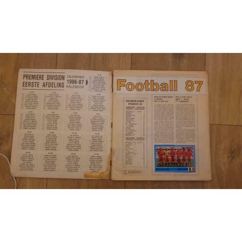 Panini football 87 compleet