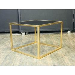 table basse / table d'appoint / table basse en laiton vintag