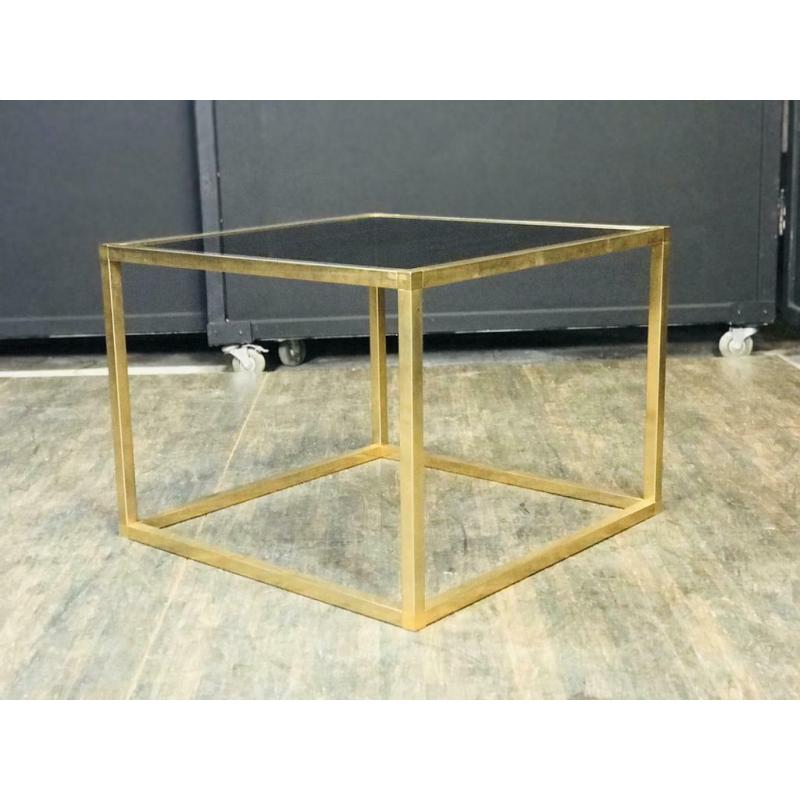 table basse / table d'appoint / table basse en laiton vintag