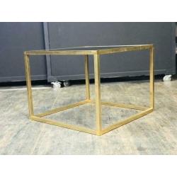 table basse / table d'appoint / table basse en laiton vintag