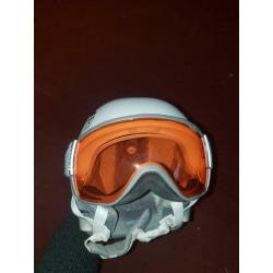 SALOMON Mirage blanc + lentille solaire bleue