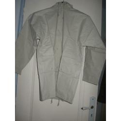 Veste PVC beige pour pluie intense ou pratique de pêche ou a