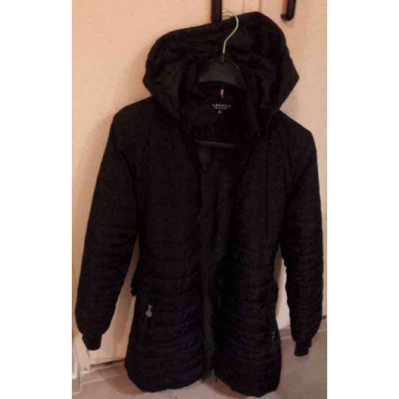 manteau noir femme