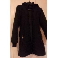 manteau noir femme