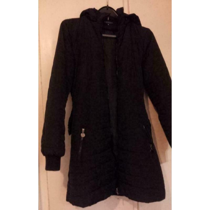 manteau noir femme