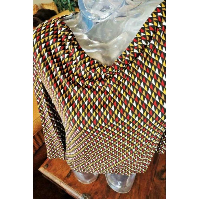 stijlvol intens bewogen retro shirt