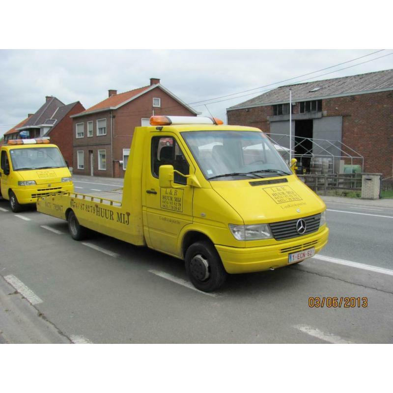 Verhuur van takelwagen en depannagewagen zonder chauffeur