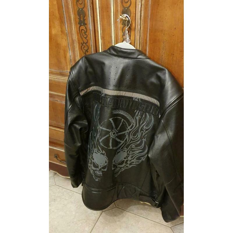 blouson harley davidson porté un jour.