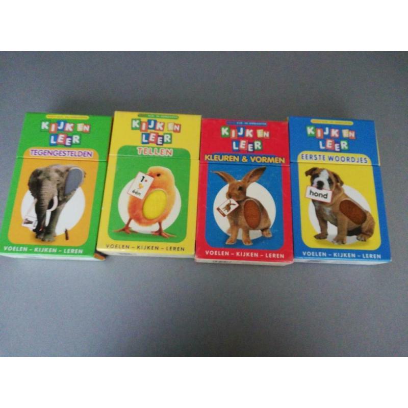 Kijk en leerkaarten voor peuters en kleuters