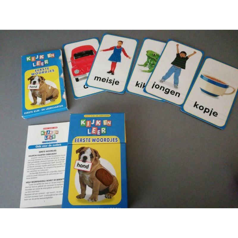 Kijk en leerkaarten voor peuters en kleuters