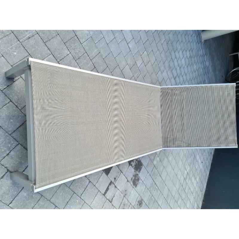 Ligbed aluminium frame