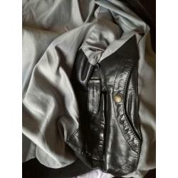 Veste Redskins cuir noir taille Large