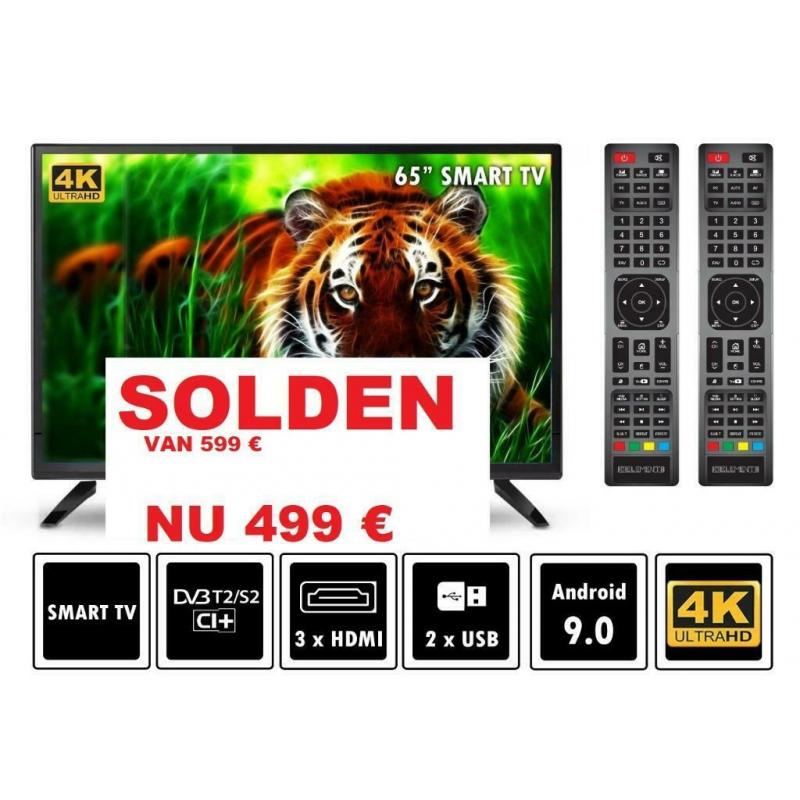 VENTE - Nouveau téléviseur LED 65 pouces 4K UHD SMART WIFI 4