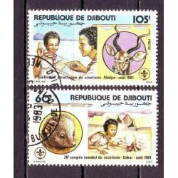 Postzegels Djibouti: diverse reeksen en zegels 4