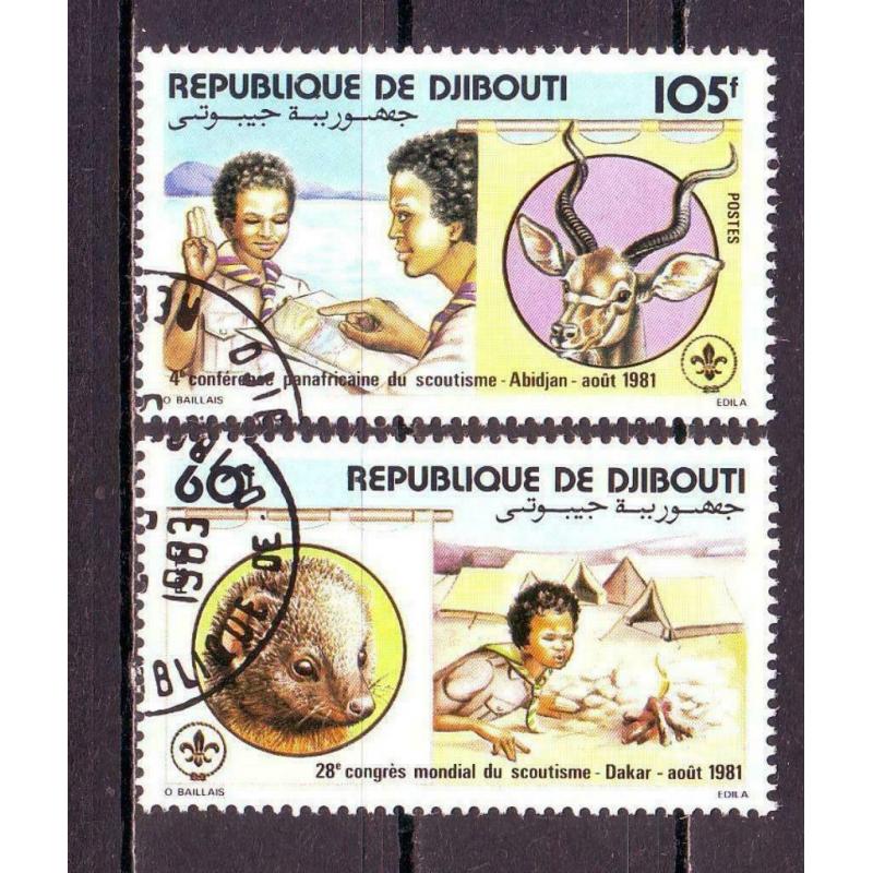 Postzegels Djibouti: diverse reeksen en zegels 4