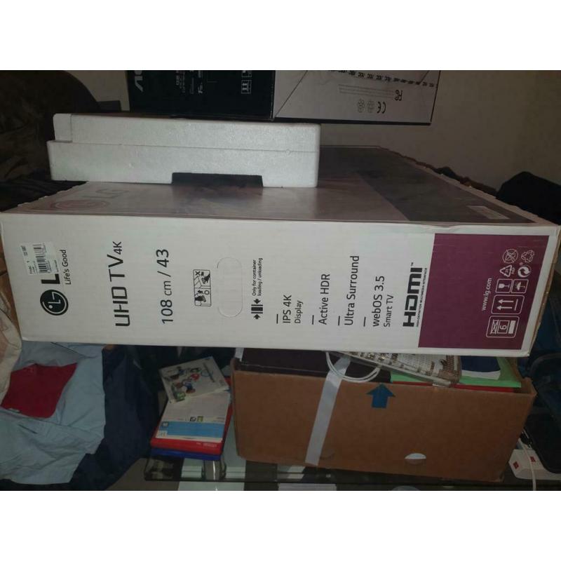 LG 4k 43Pouces 108cm en exellent état