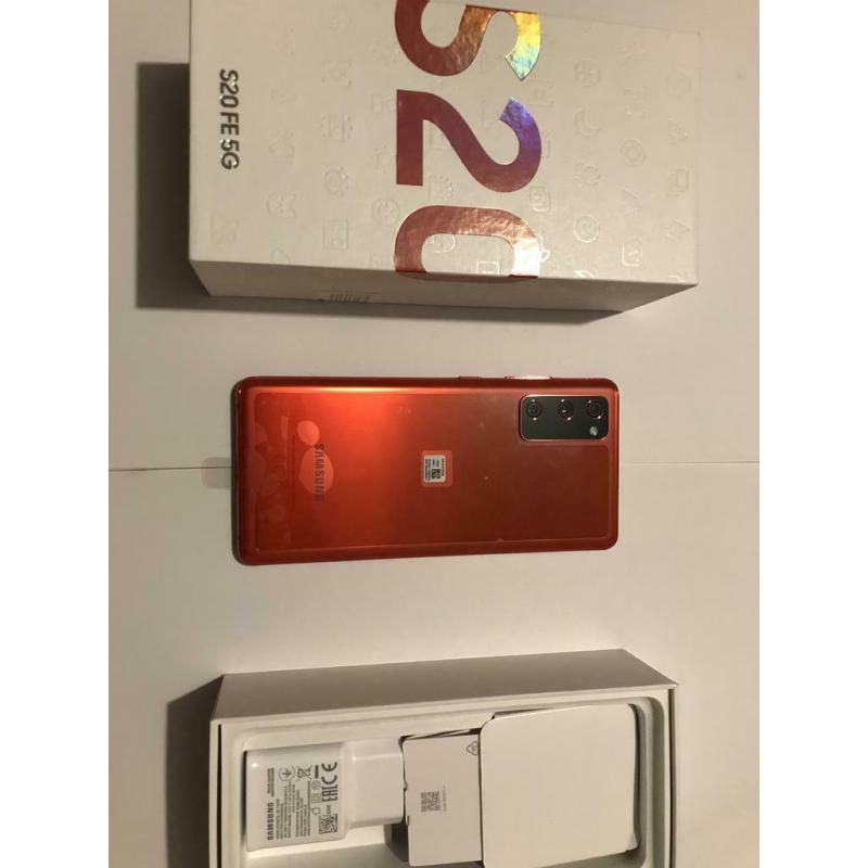 Samsung galaxy S20 Fe 5G Red 128Go