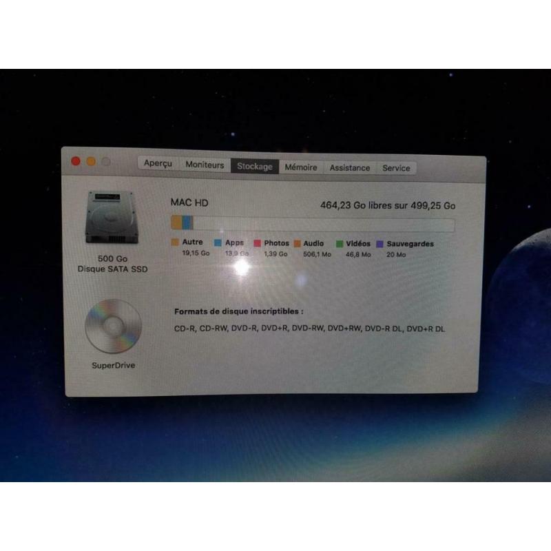 IMAC 24" 2008 nouveau SSD de 500Go